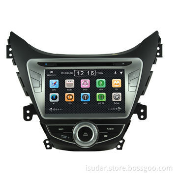 Car DVD Player with GPS for Hyundai Elantra 2011, with CD/MP3/DVD/USB and 8-inch TFT Monitor